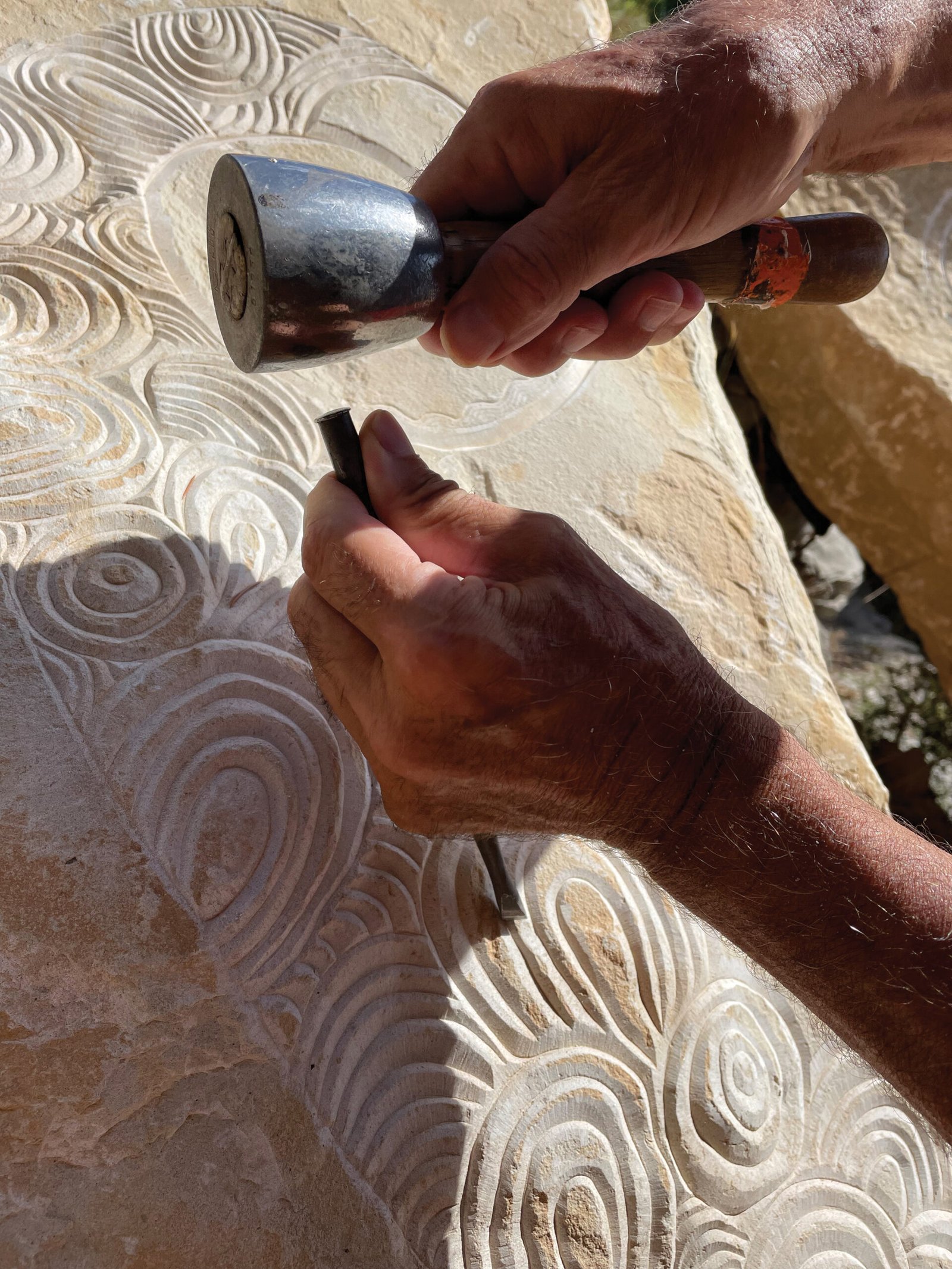 Sculpture — acupuncture de la terre